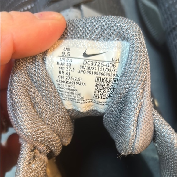 Mens Nike Basketball AIR MAX IMPACT 3 Size 9.5 Black Metallic Gold DC3725 006 - Picture 5 of 7